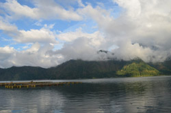 Вулканическое озеро Батур